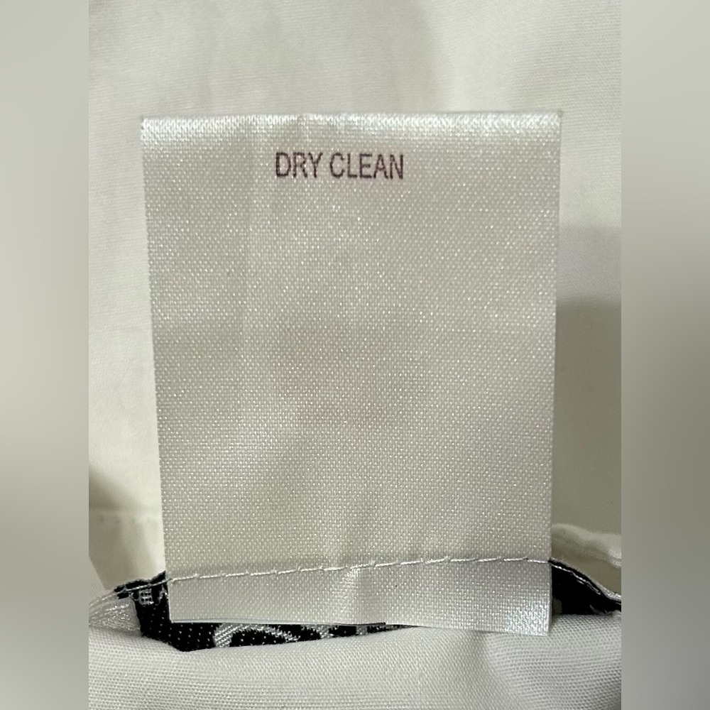 VTG Clues Midi Dress Sz 8 White Floral Embroidered Cottagecore Garden Tea‎ Party - Picture 5 of 16